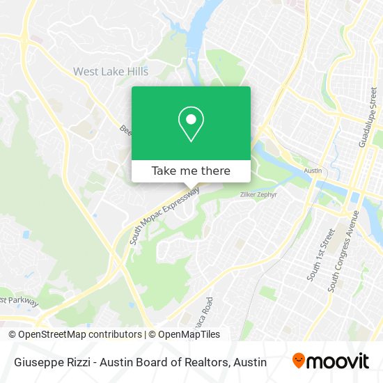 Mapa de Giuseppe Rizzi - Austin Board of Realtors