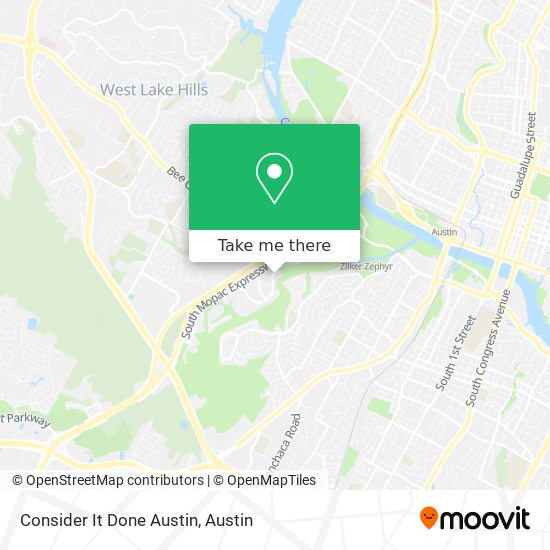 Mapa de Consider It Done Austin