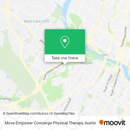 Mapa de Move Empower Concierge Physical Therapy
