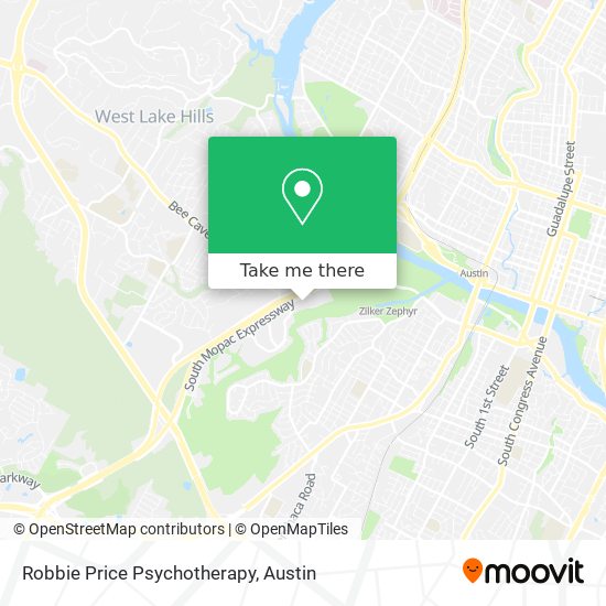 Robbie Price Psychotherapy map