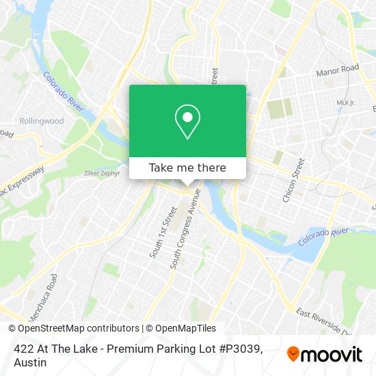 422 At The Lake - Premium Parking Lot #P3039 map