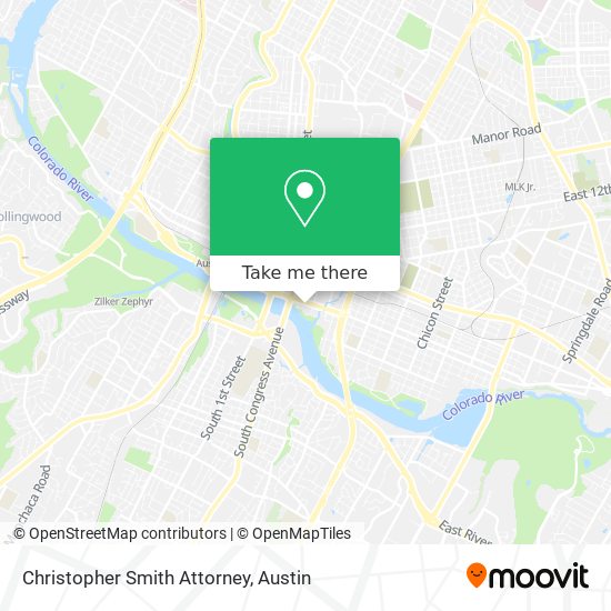 Christopher Smith Attorney map