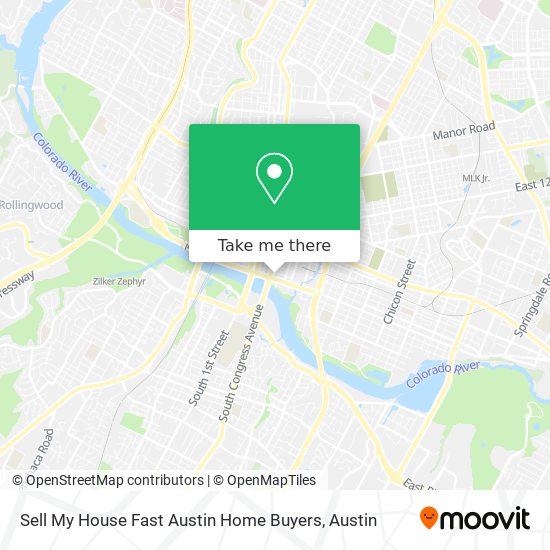 Sell My House Fast Austin Home Buyers map