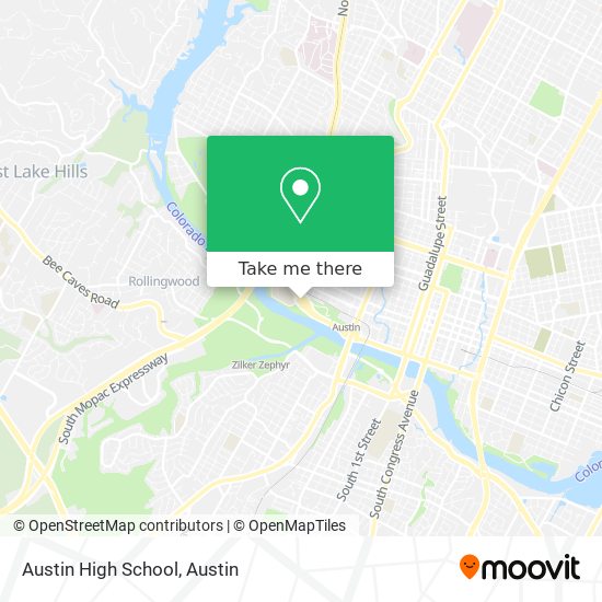 Mapa de Austin High School