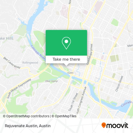 Rejuvenate Austin map