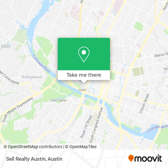 Sell Realty Austin map