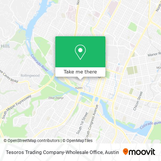 Tesoros Trading Company-Wholesale Office map