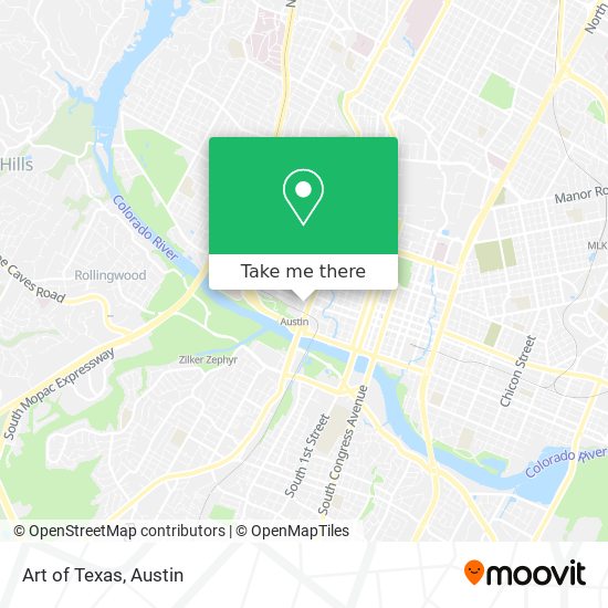 Mapa de Art of Texas