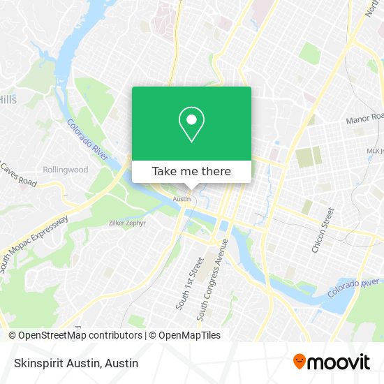 Skinspirit Austin map