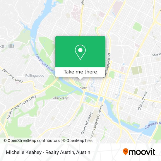 Michelle Keahey - Realty Austin map