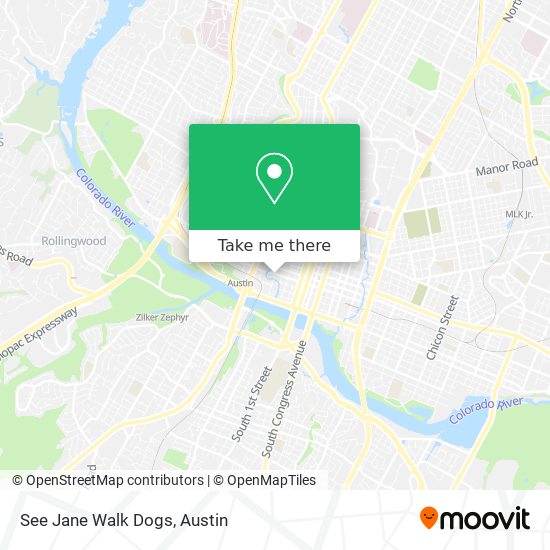 See Jane Walk Dogs map