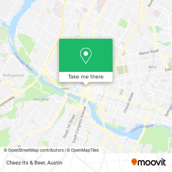 Cheez-Its & Beer map