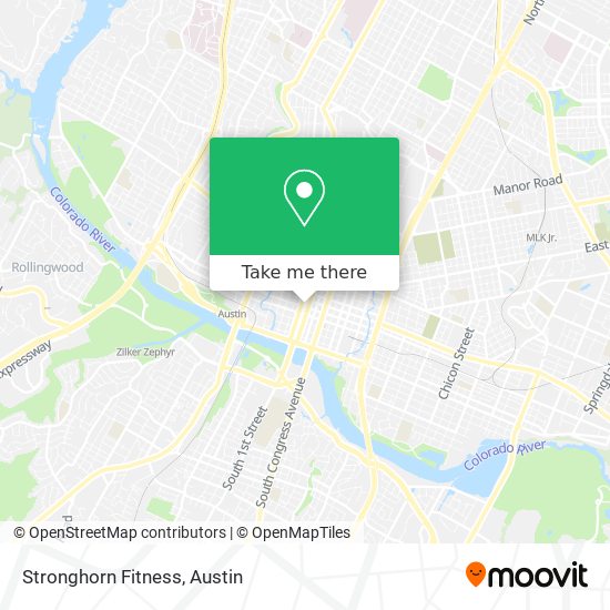 Mapa de Stronghorn Fitness