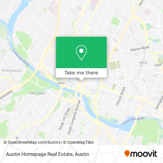 Austin Homepage Real Estate map