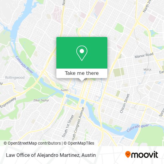 Mapa de Law Office of Alejandro Martinez