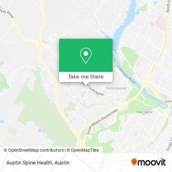 Mapa de Austin Spine Health