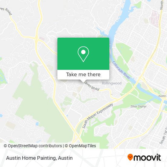 Austin Home Painting map