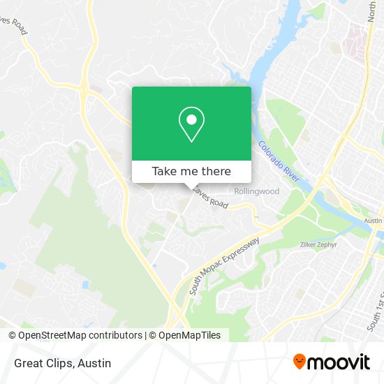 Great Clips map