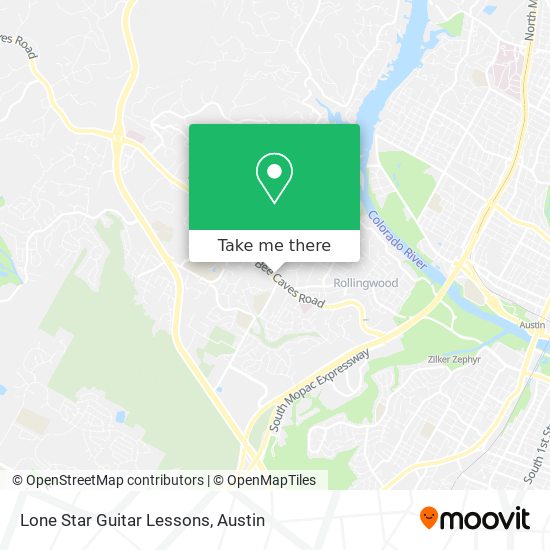 Lone Star Guitar Lessons map