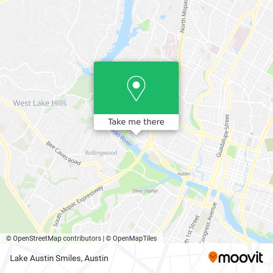 Lake Austin Smiles map