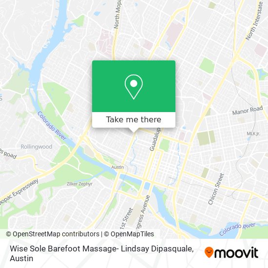 Wise Sole Barefoot Massage- Lindsay Dipasquale map