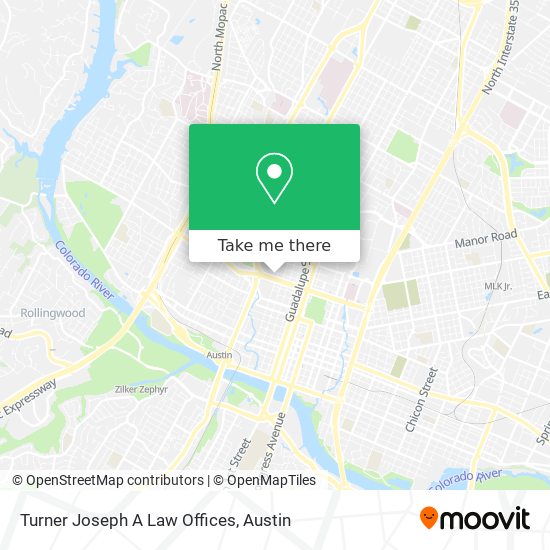 Mapa de Turner Joseph A Law Offices