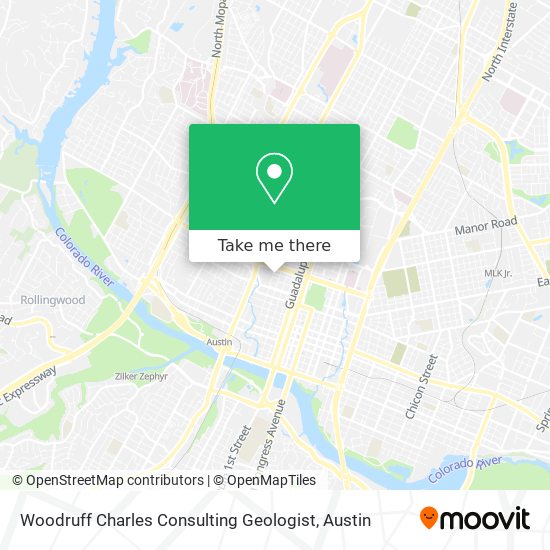 Woodruff Charles Consulting Geologist map