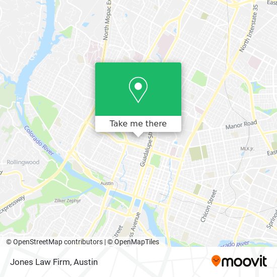 Jones Law Firm map