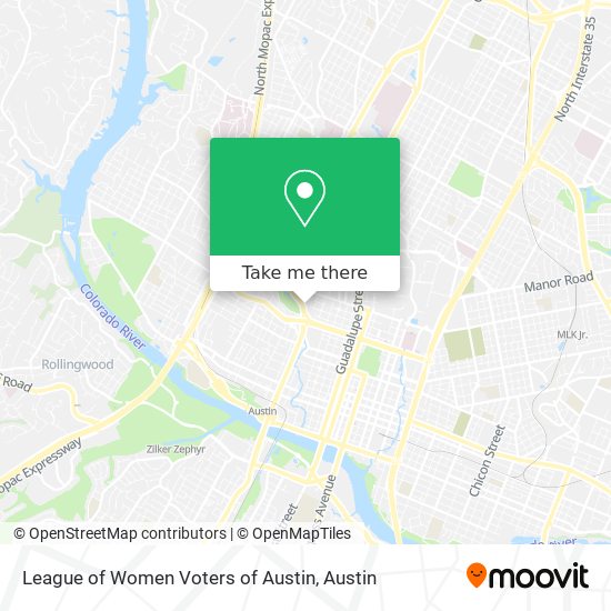 League of Women Voters of Austin map