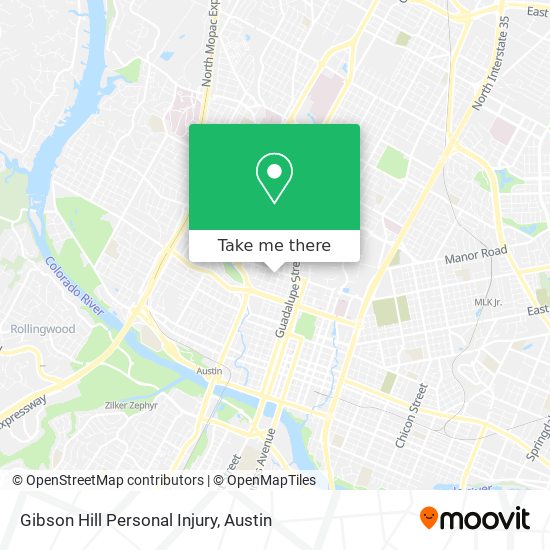 Mapa de Gibson Hill Personal Injury