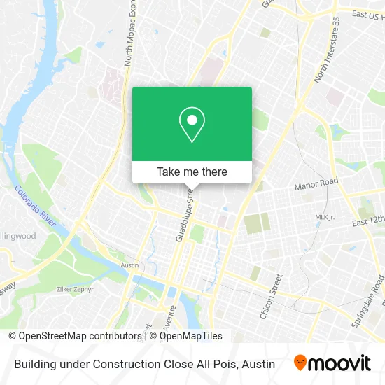 Mapa de Building under Construction Close All Pois