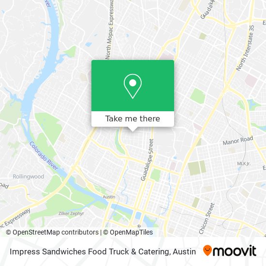 Mapa de Impress Sandwiches Food Truck & Catering