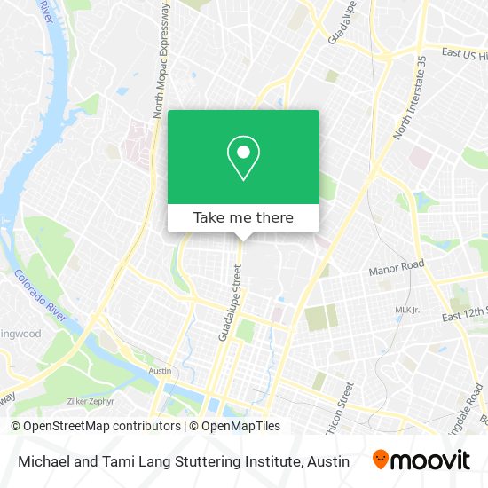 Michael and Tami Lang Stuttering Institute map