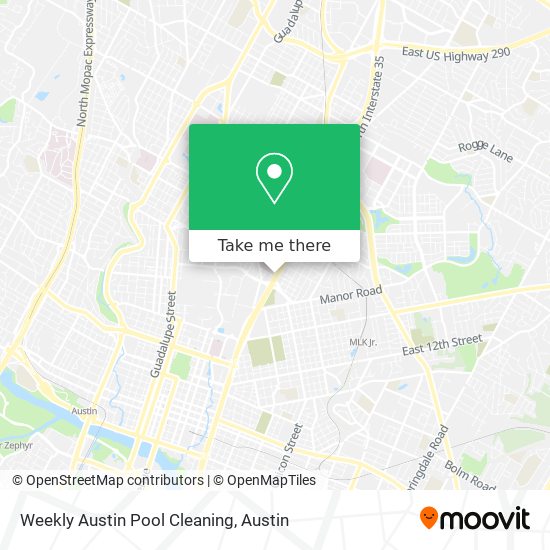 Mapa de Weekly Austin Pool Cleaning