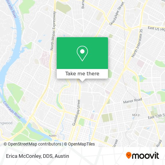 Mapa de Erica McConley, DDS