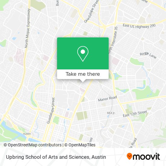 Upbring School of Arts and Sciences map