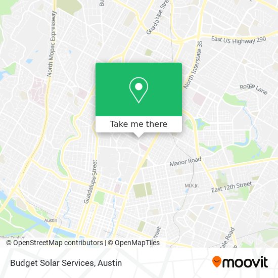 Budget Solar Services map