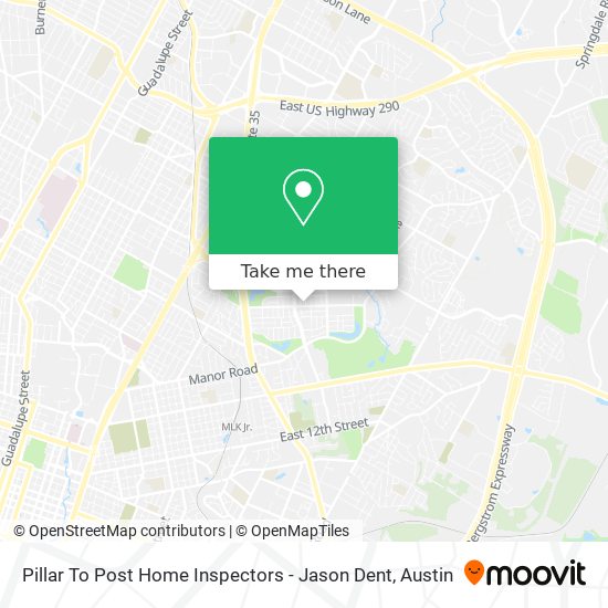 Pillar To Post Home Inspectors - Jason Dent map