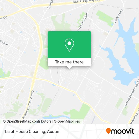 Liset House Cleaning map