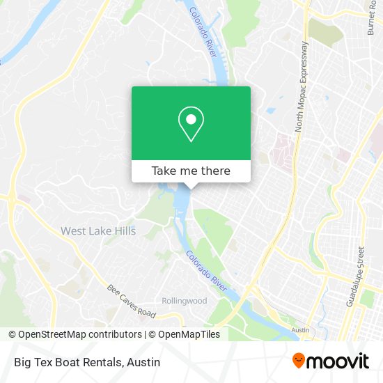 Mapa de Big Tex Boat Rentals