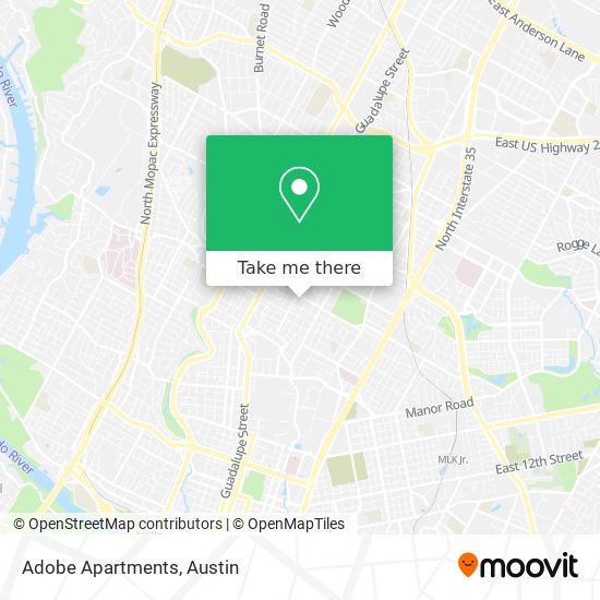 Mapa de Adobe Apartments