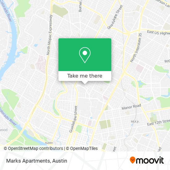 Marks Apartments map