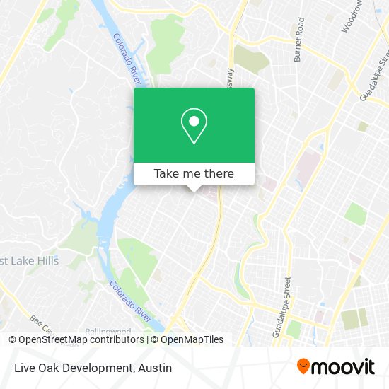 Live Oak Development map
