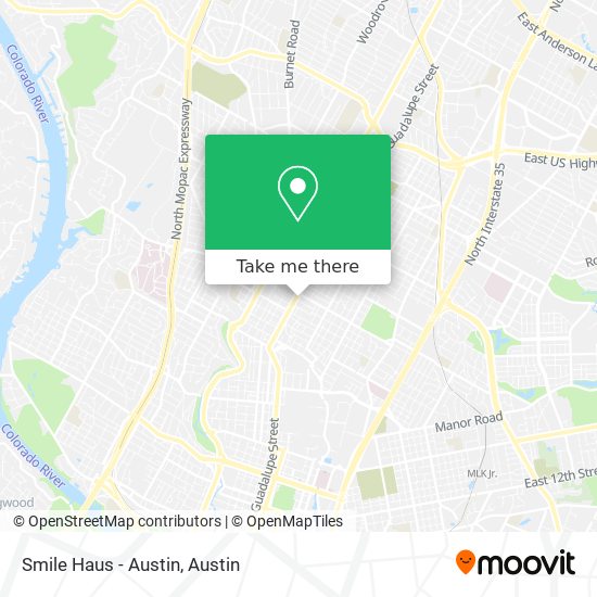 Smile Haus - Austin map