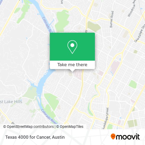 Mapa de Texas 4000 for Cancer