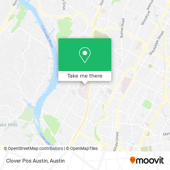 Clover Pos Austin map