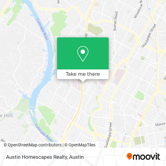 Mapa de Austin Homescapes Realty