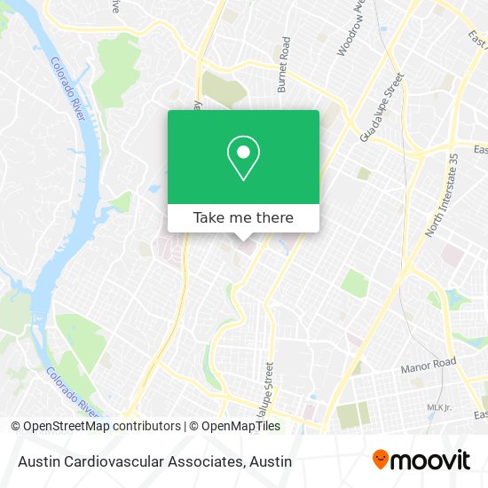 Austin Cardiovascular Associates map