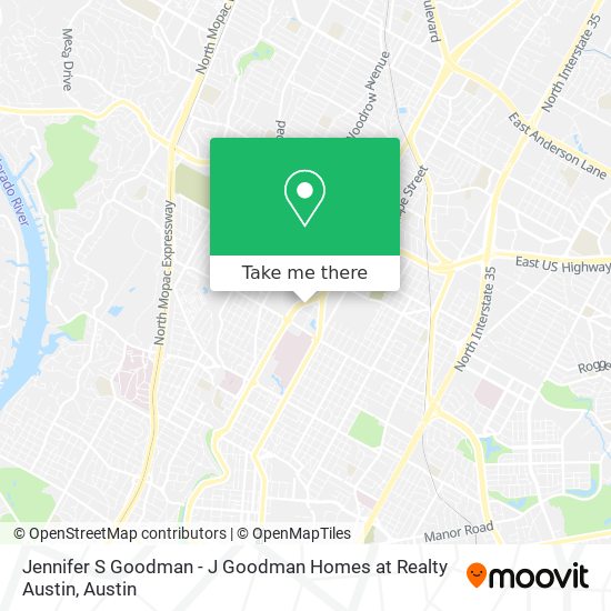 Mapa de Jennifer S Goodman - J Goodman Homes at Realty Austin