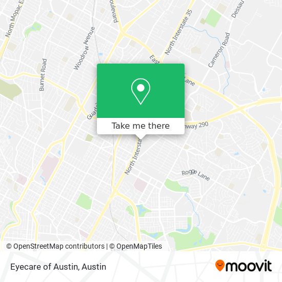 Eyecare of Austin map